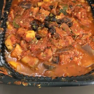 Ratatouille Niçoise (V) <i>french vegetable stew with zucchini, capsicum and eggplant</i>