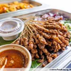 Barbecued Chicken Satay <i>with peanut sauce</i>