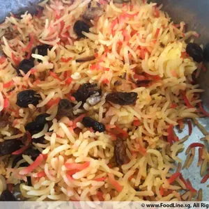 Nasi Briyani with Raisin 马来黄姜饭