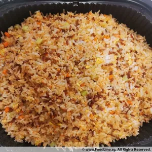 Fried Two Type Rice with Caviar 鱼子鸳鸯炒饭