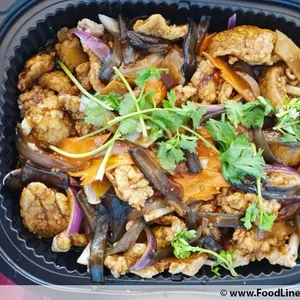 姜葱猪肉 Pork w/ Onion and Ginger