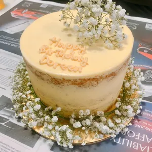 1x Rustic Naked Kake @$60 (Flavour: Sugee Cake) (Filling and Coating: Buttercream) (Weight: 1.5kg)