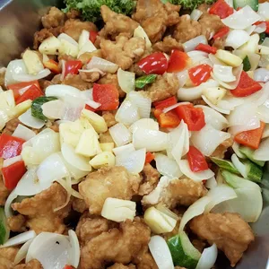 Sweet and Sour Fried Dory Fillet