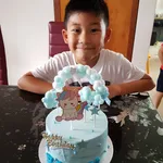 1x Customized Fresh Cream cake - Unicorn design @$69 (Size: 5