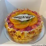 1x Fruit Flan @$36 (Qty of Big Candles: 10) (Qty of Small Candles: 10) (Size: 16cm)