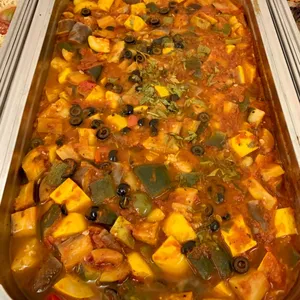 Ratatouille Niçoise (V) <i>french vegetable stew with zucchini, capsicum and eggplant</i>
