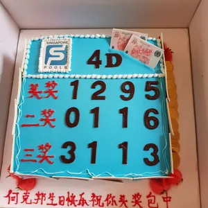 1x 4D Champion @$75.9 (Size : 9 Inch (12-18 pax)) (Flavours : Blackforest) (Eggless : Yes) (Big Candles : 7) (Small Candles : 2)