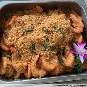 Baked Butter Prawn with Oat Cereal 麦香虾