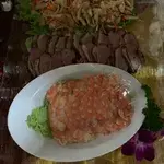 Assorted Cold Cut Combination 锦绣中西拼 (沙律鲜虾片, 生捞贵妃贝, 黑椒烟熏鸭片)<br>