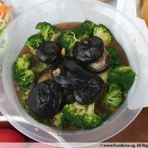 1x Mushrooms with Broccoli @$12
