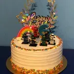 1x Rainbow Cake @$65 (Size : 10 Inch)