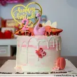 1x Baby Flamingo Cake @$85 (Size: 6