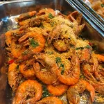 Oatmeal honey prawn 麦片蜜汁虾
