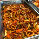 Sautéed squid in sambal dressing 招牌叁芭苏东