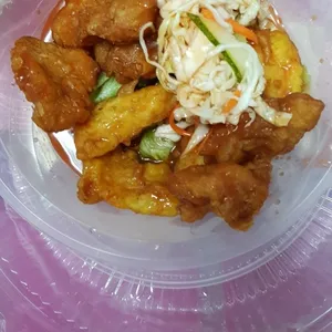 1x Fish Fillets with Sweet & Sour Sauce @$12