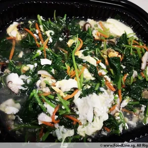 Baby Spinach with Trio Egg