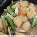 Braised Egg Beancurd and Vegetables in Silky Egg Gravy