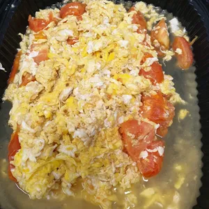Fresh Tomato Fried Egg <i> goes well with just Fresh Tomato and Egg </i>