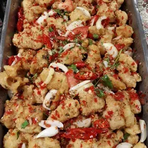 Golden Fish Fillet with Thai Sauce