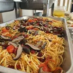 Spaghetti Aglio Olio with Mushrooms
