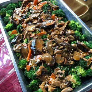 三菇西兰花 Broccoli w/ Assorted Mushroom