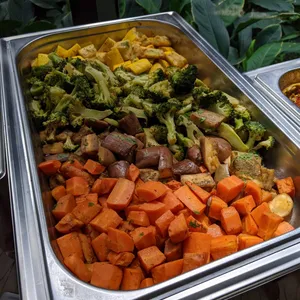 Roasted Rainbow Vegetables (Vg) <i>with broccoli, eggplant, carrot and