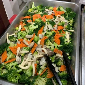 Broccoli with Abalone Mushroom
