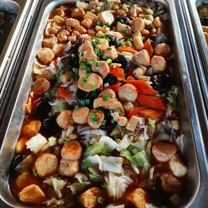 Braised Vegetable Medley (V, Spicy) <i>with egg tofu, young corn and mushroom</i>