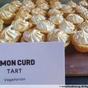 Mini Lemon Curd Tart (V) <i>with torched italian meringue </i>