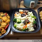 Assorted Vegetables Cauliflower and Broccoli with Mushroom