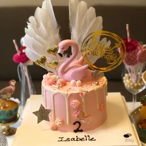 1x Flamingo Cake @$69 (Size: 6 Inch) (Flavours : Salted Caramel)