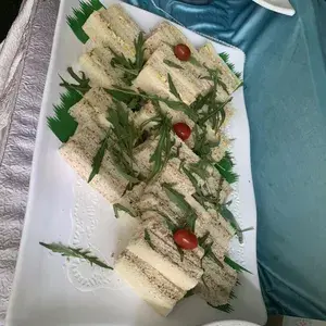 Chicken & Egg Mayo Finger Sandwiches