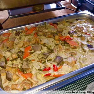 Green Curry Vegetables with Beancurd