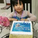 1x FROZEN PRINCESS @$58.9 (Big Candles : 1) (Eggless : No) (Flavours : Strawberry) (Size : 8 Inch (12-18 pax)) (Small Candles : 6)