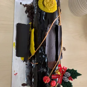 Christmas Log Cake (1kg) - Chocolate