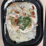 Grilled White Fish Fillet with Lemon and Dill Veloute
