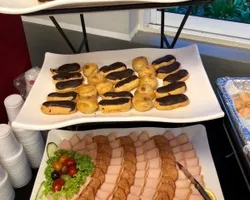 Medley of Pastries: (Mini Eclairs & Chocolate Profiteroles) | Customer Photo | Katong Catering