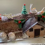 Chocolate Log Cake (1KG)