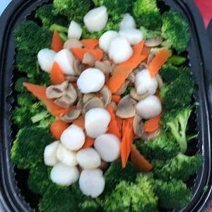 Shanghai Green w Scallop & Fatt Choy 上海青带子发财