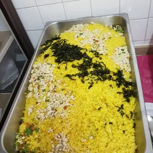 Golden Salted Egg Fried Rice With Minced Chicken - 金玉满堂