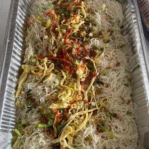 Seafood White Bee Hoon w/ Shredded Egg 虾仁蛋丝白米粉