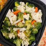 Poached Winter Vegetable Medley with Saffron Beurre Blanc