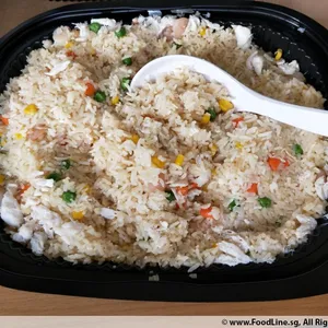 Fragrant Wok-Fried Rice with Crab Meat and Shrimp