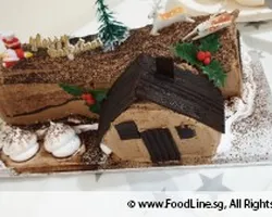 Chocolate Log Cake (1KG) | Customer Photo | ECreative Catering Pte Ltd