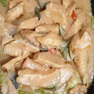 Oven Baked Salmon w/ Mongolia Sauce