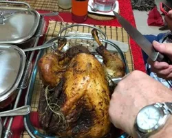 Roast Cajun Whole Turkey with Stuffing, Cranberry Jam and Mushroom Sauce <i>(approx. 5kg)</i> | Customer Photo | BellyGood Caterer