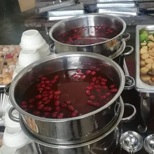 Hot Red Dates with Gingko Nuts Soup 紅枣白果汤