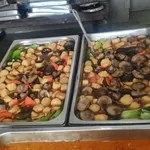Egg Tofu with Mushrooms and Seow Bai Chye 香菇蛋豆腐扒小白菜