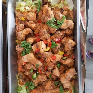 Japanese Smoke Chicken with BBQ Sauce