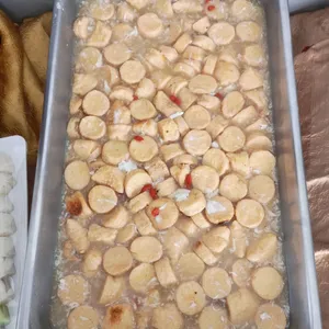 Egg Tofu with White Flower Sauce